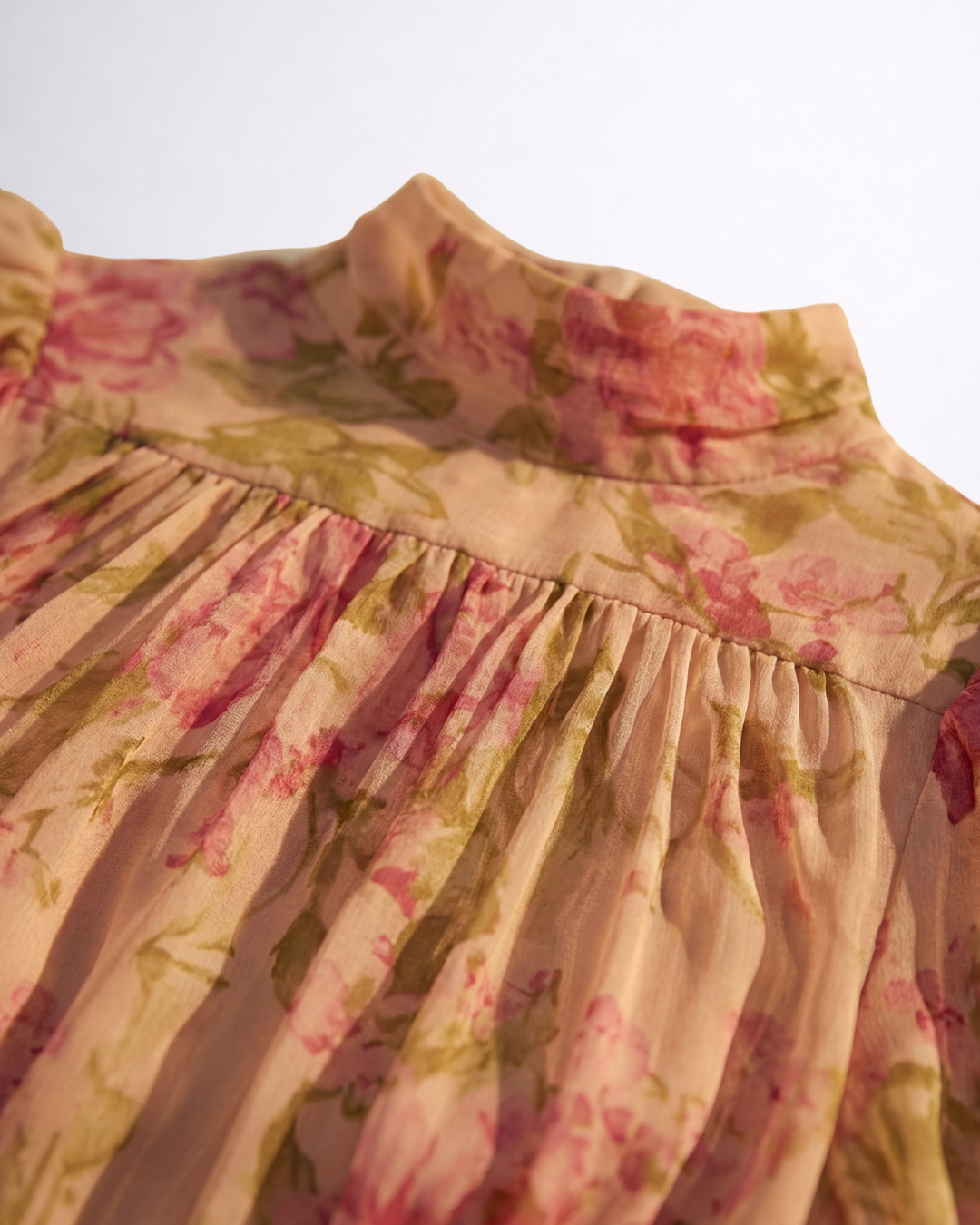 Vestido gasa floral Rosario