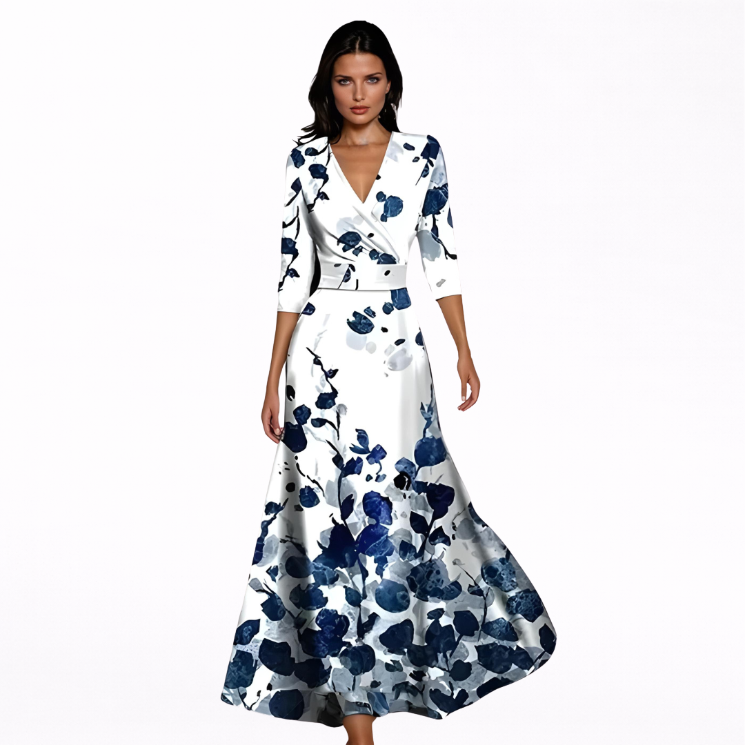 Vestido maxi floral Emilia