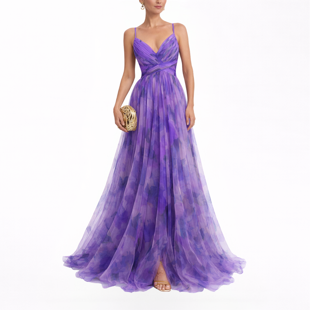 Vestido maxi floral Giselle