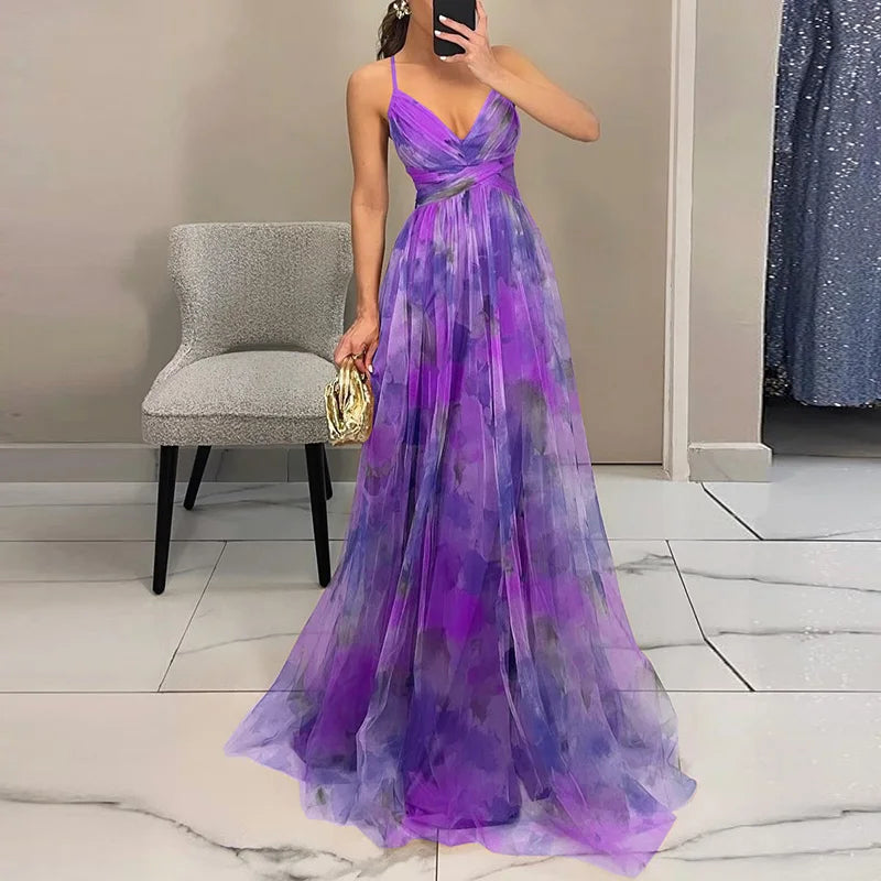 Vestido maxi floral Giselle